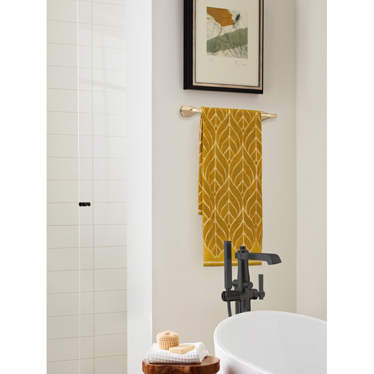 Champagne Bronze 18-Inch Wall Mounted Towel Bar