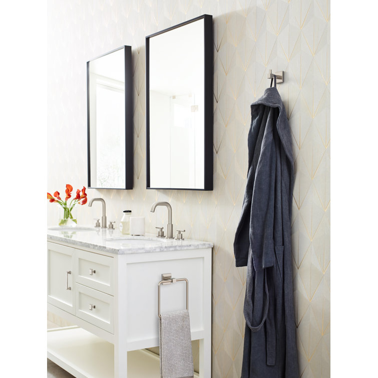 Brushed Nickel Single Prong Wall Mounted Robe Hook