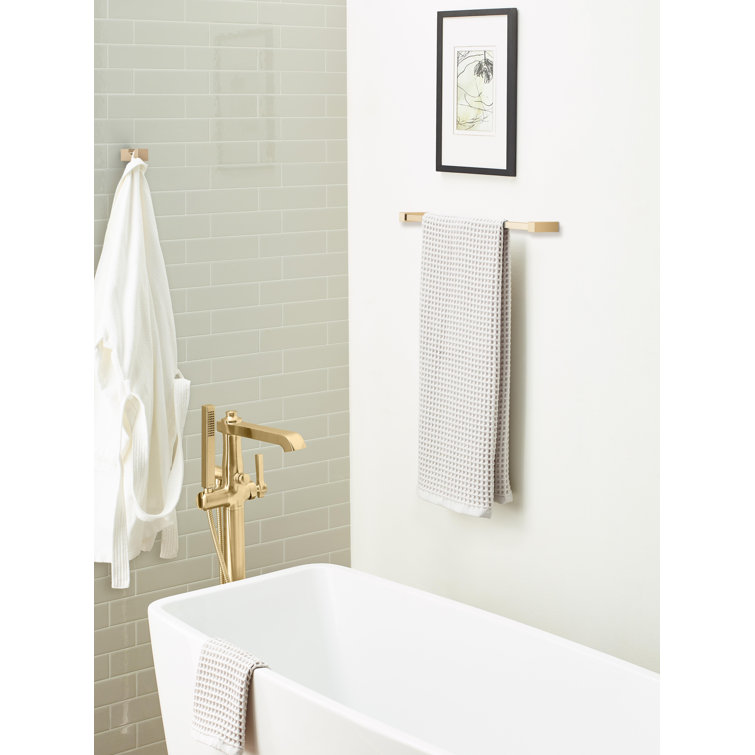 Champagne Bronze 18 Inch Wall Mounted Towel Bar
