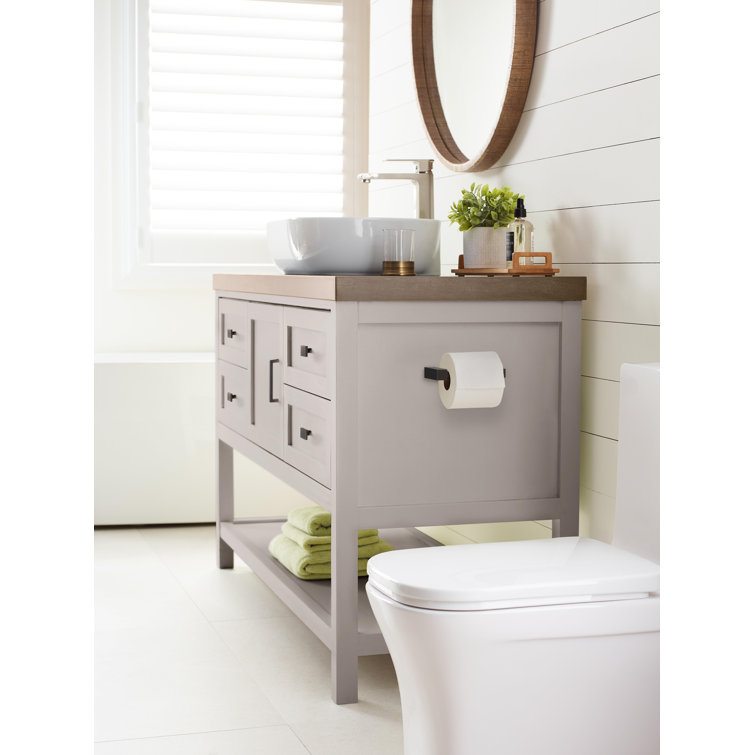 Oil Rubbed Bronze Modern Single Post Toilet Paper Holder