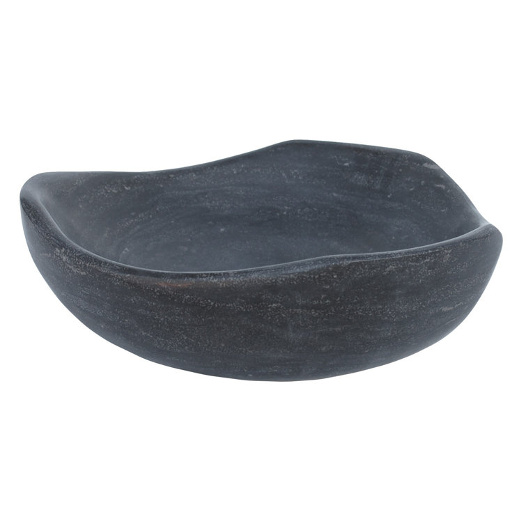 Eden 16'' Black Stone Freeform Vessel Sink