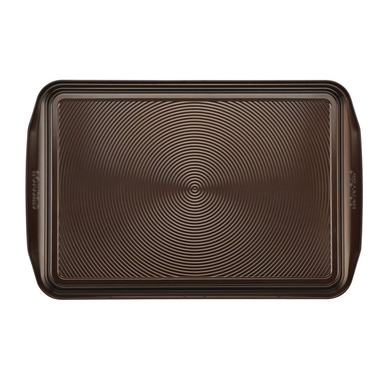 Chocolate Brown Nonstick Aluminum Cookie Sheet Set