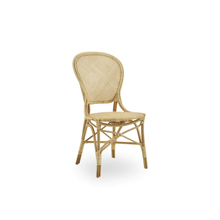 Natural Rattan Cane Bistro Side Chair