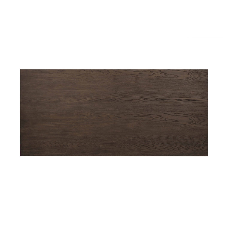 Jasmine Dark Brown Oak and MDF Writing Desk