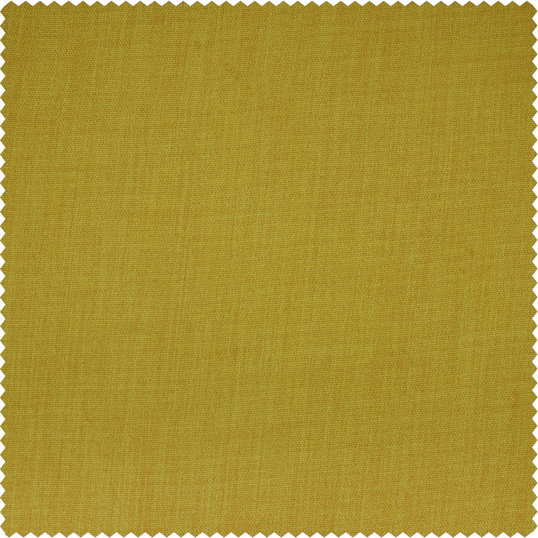 Blazer Grey 100" x 96" Faux Linen Blackout Curtain Panel