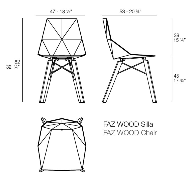 Matte Ecru Polypropylene and Beech Wood Armless Side Chair