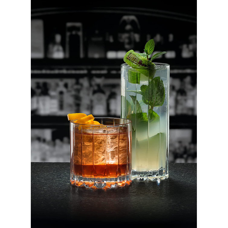 Riedel 8-Piece Clear Glass Rocks and Highball Set