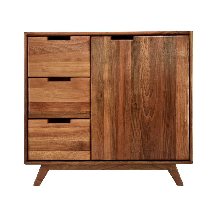 Topanga 36" Walnut Single Freestanding Vanity Base with Storage