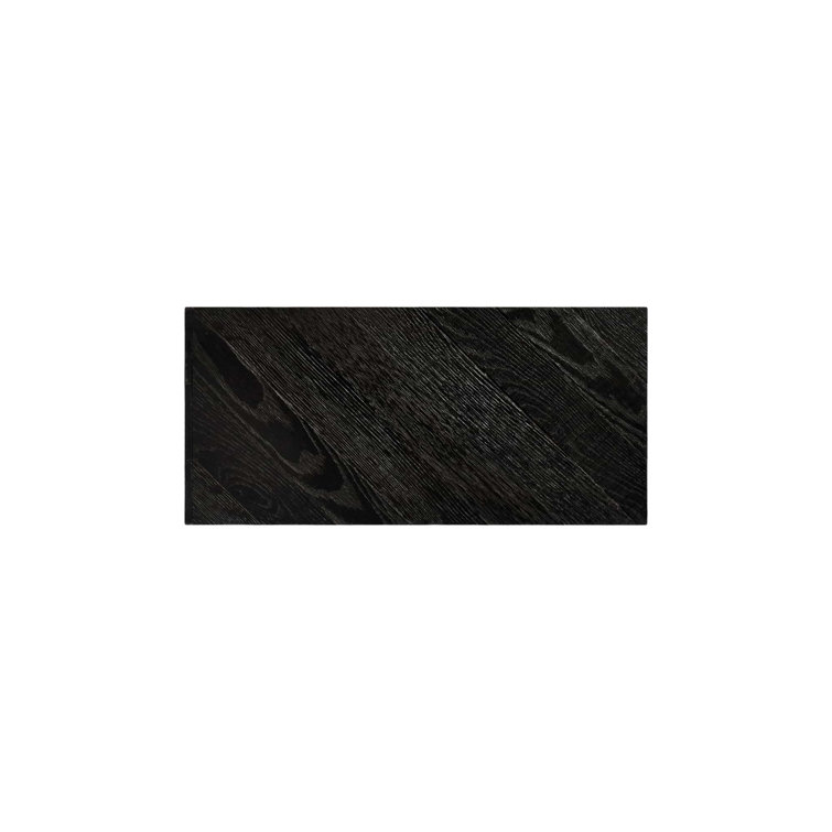 Reclaimed Oak Wine Stave 35.5" Noir Wall-Mounted Vanity Base