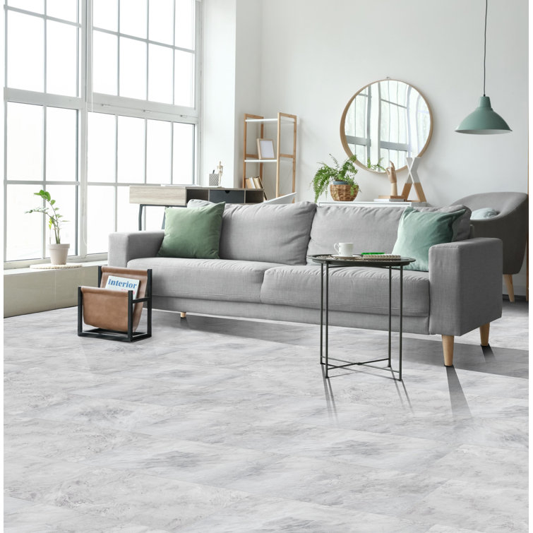 Palazzo Quarry Stone 12" x 24" Self-Adhesive Vinyl Floor Tiles