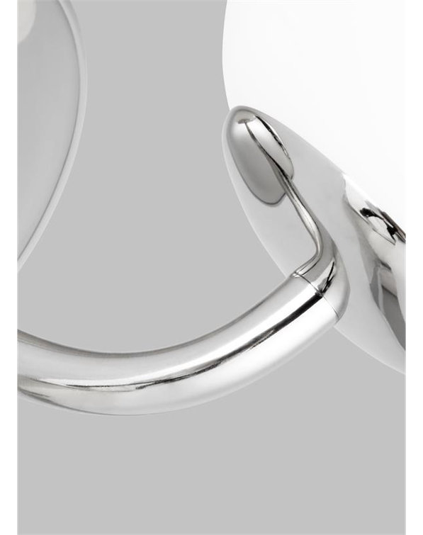 Elegant Swanlike 10" Dimmable Nickel Vanity Light