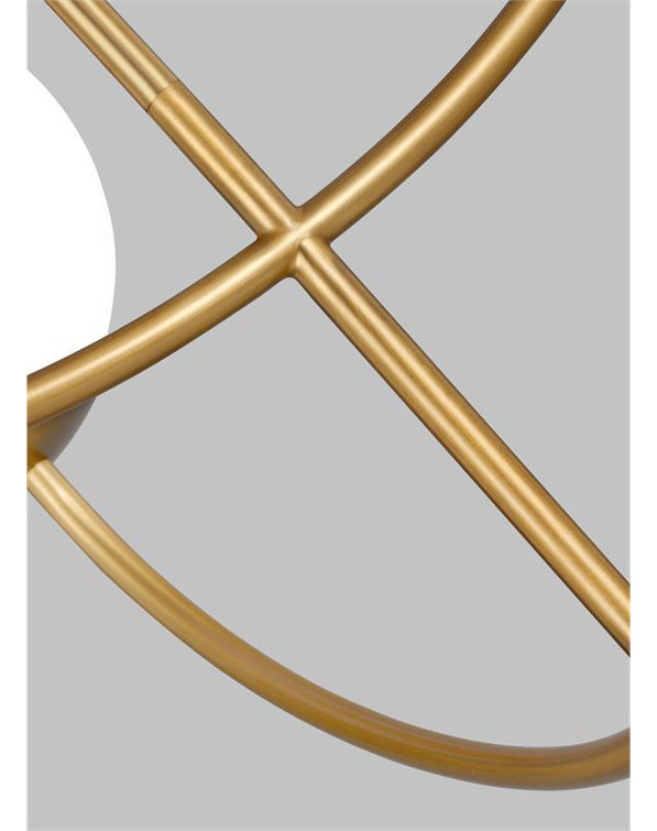 Galassia 30" Burnished Brass Four-Light Chandelier