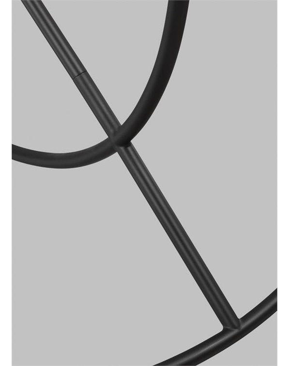 Elegant Galassia Midnight Black 30" Modern Chandelier