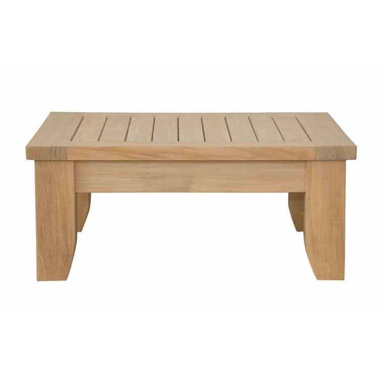 Anderson Teak Luxe Outdoor Ottoman with Cushions