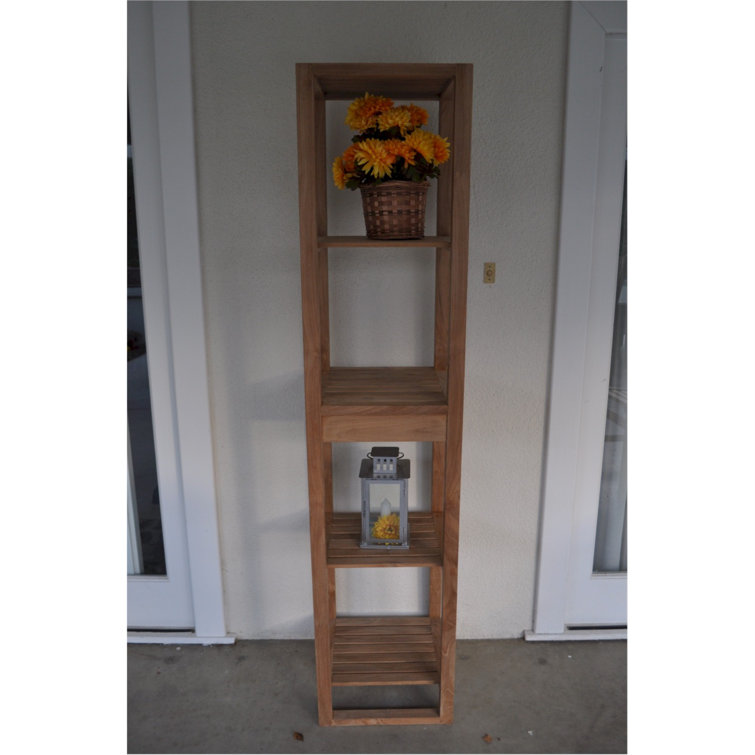 Anderson Teak 73" Freestanding 4-Shelf Towel Stand