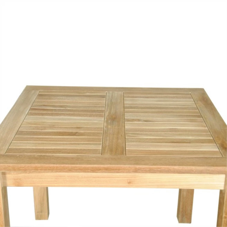 Bahama 35'' Natural Teak Outdoor Bistro Table