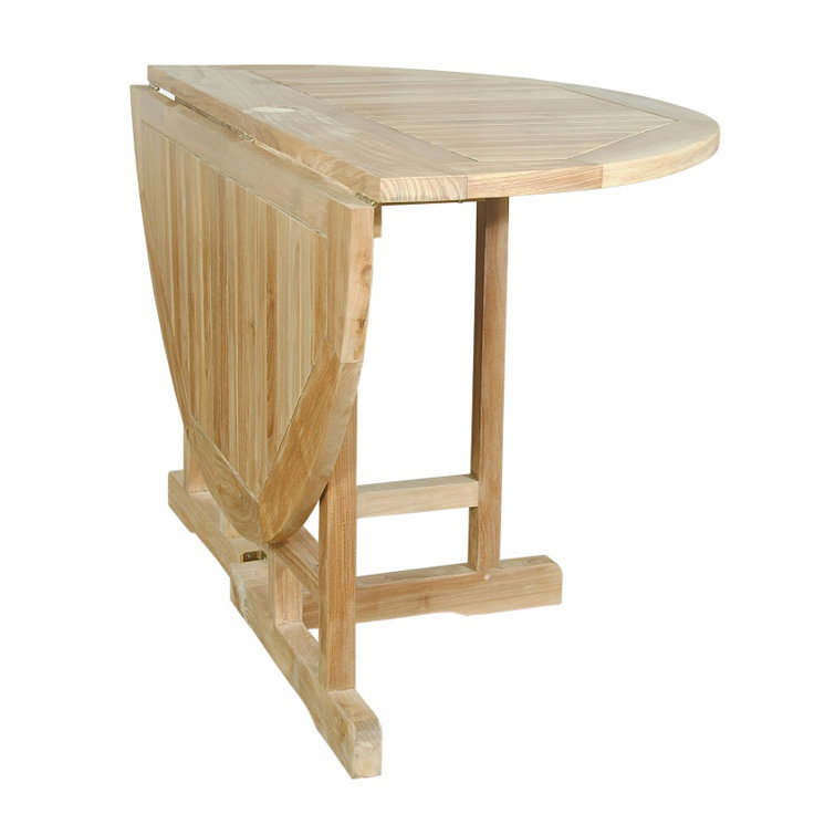 Anderson 47" Round Folding Teak Outdoor Dining Table