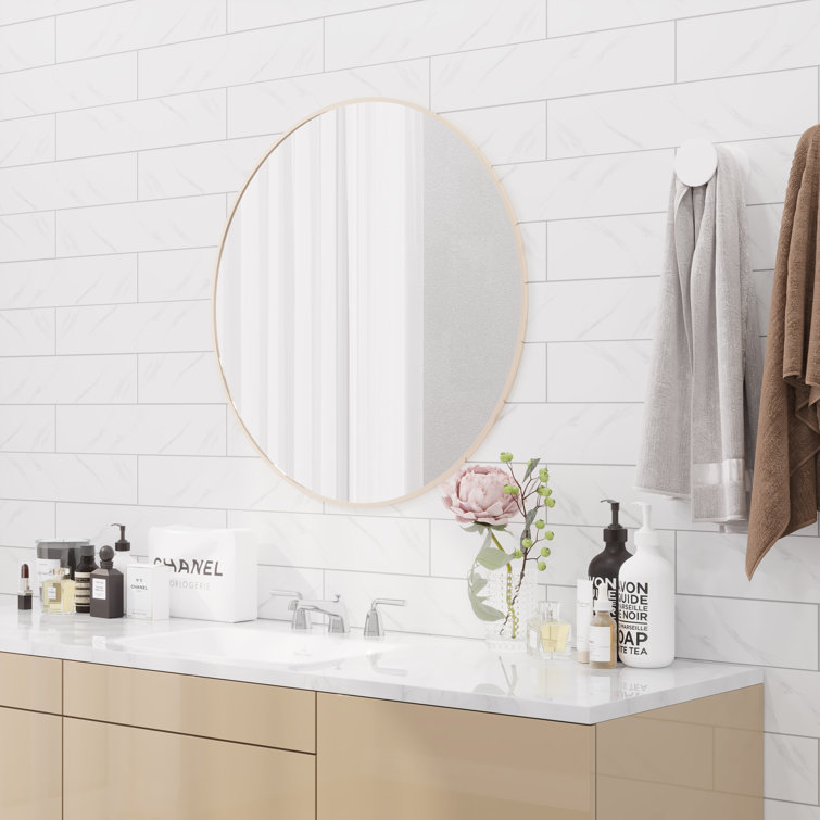 Carrara White Stone Composite Peel and Stick Backsplash Tiles