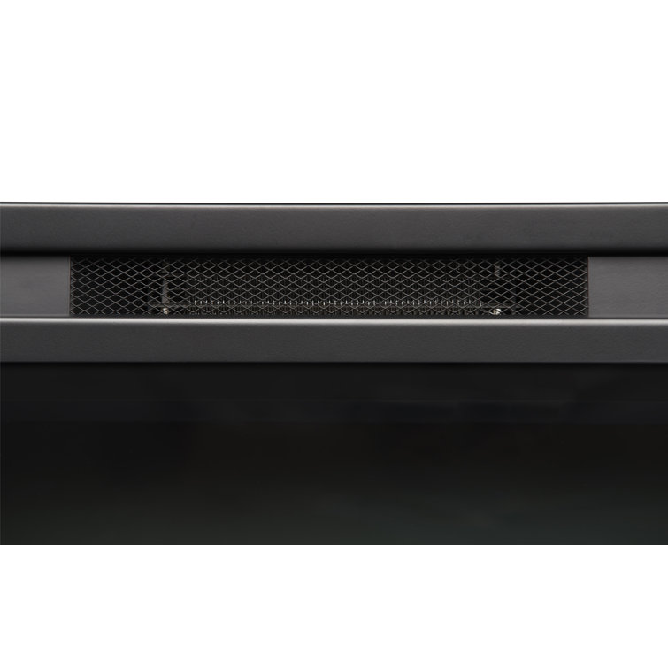 26'' Black Electric Firebox with Acrylic Ember Bed
