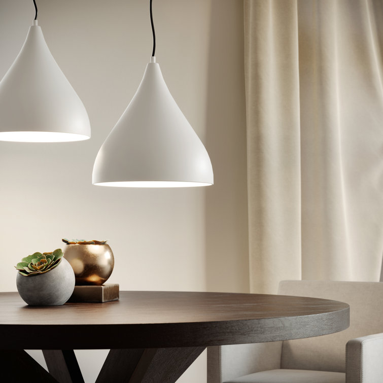 Oden Matte Grey 9" Mini Pendant with Energy Star