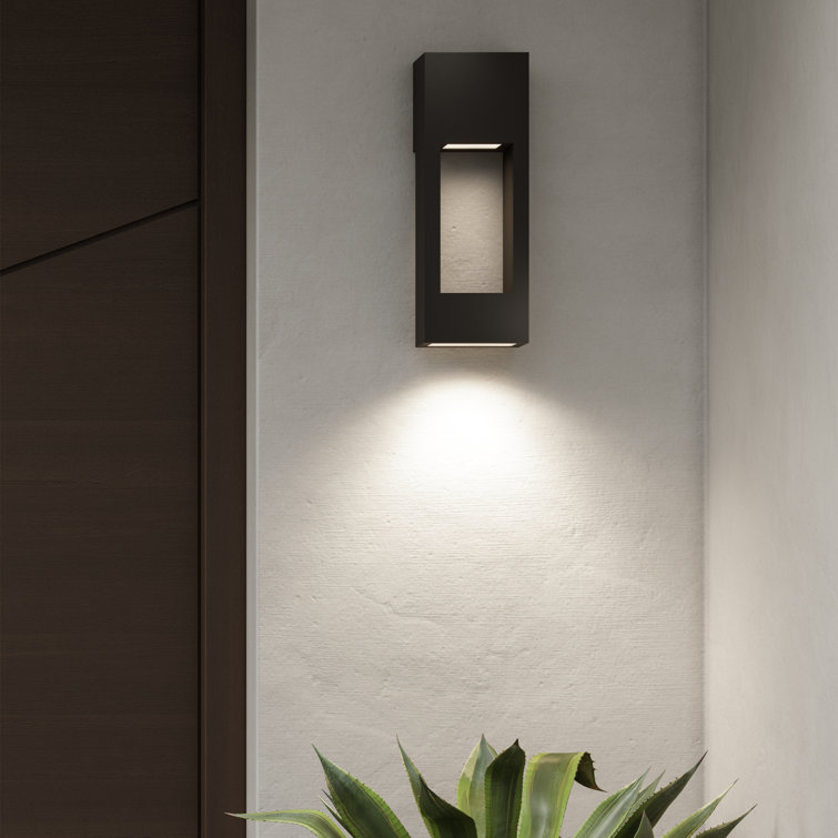 Antique Bronze 24" Modern LED Outdoor Wall Lantern