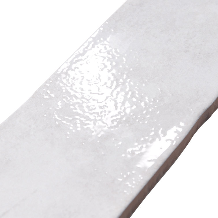 Biarritz White 3" x 12" Ceramic Wall Tile