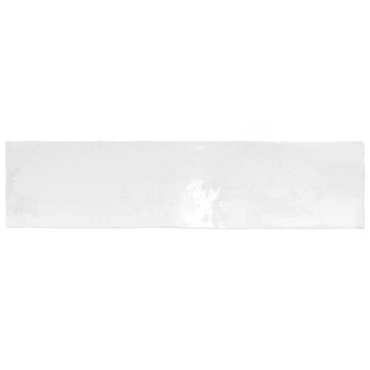 Biarritz White 3" x 12" Ceramic Wall Tile