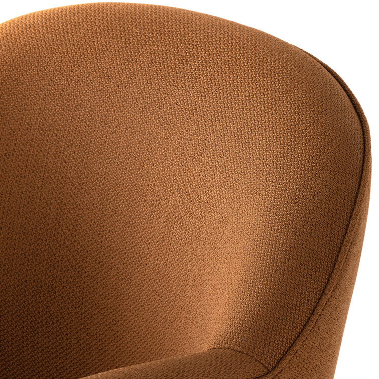 Auburn Patton Burnish Swivel Chair with Wood Base