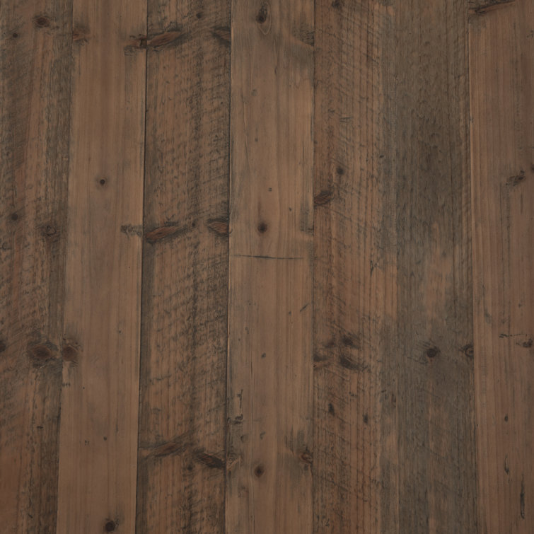Rustic 110'' Reclaimed Pine Dining Table in Waxed Finish