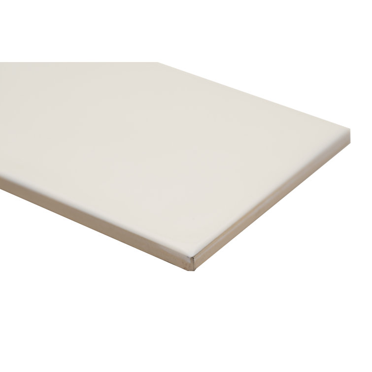 Urbano Pure White Glossy Ceramic 4x12 Subway Wall Tile
