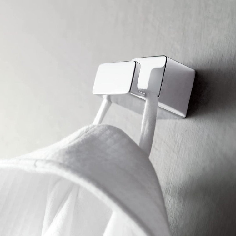 Chrome Modern Wall Mounted Single Robe Hook