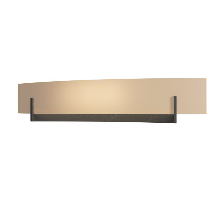 Dark Smoke Sand Glass 28" Vanity Light