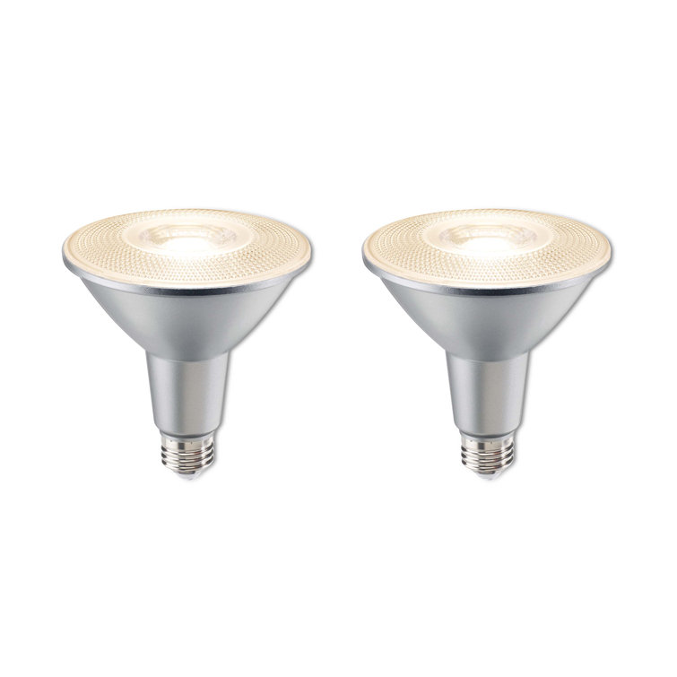 15 Watt Dimmable White LED Flood Light Bulbs