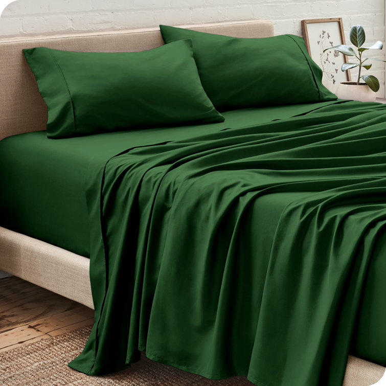 Twin XL Heathered Grey Ultra-Soft Microfiber Sheet Set