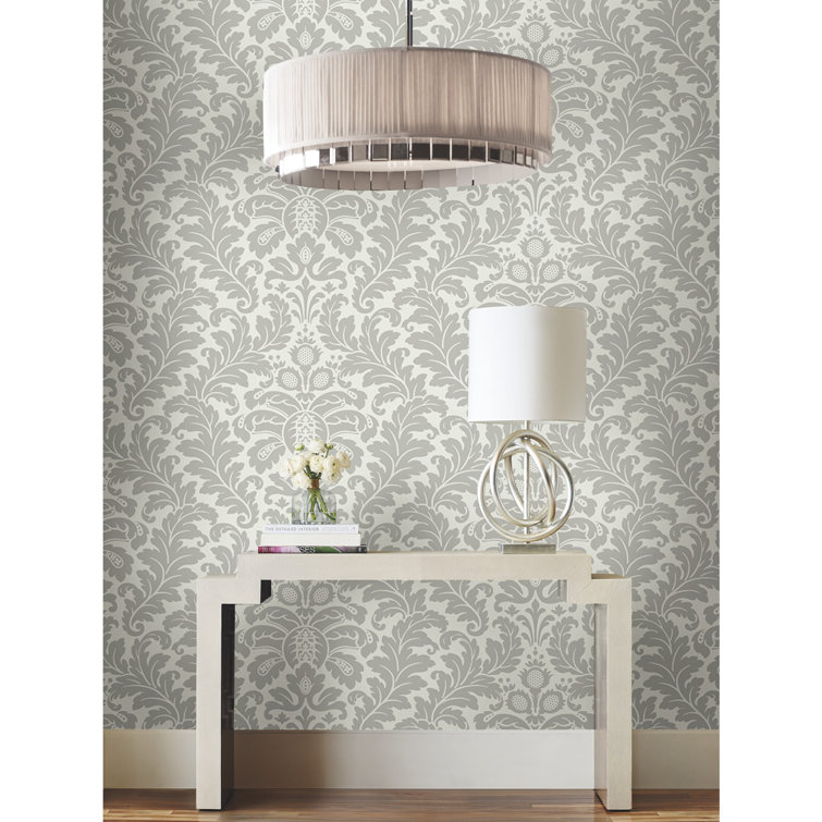 Modern Romance Grey Non-Pasted Washable Wallpaper
