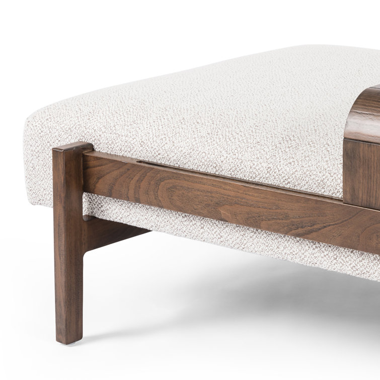 Fawkes 65'' White Performance Modern Outdoor Ottoman