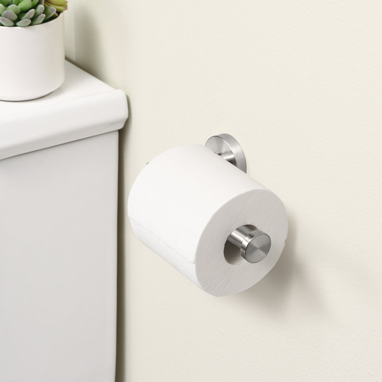 Brushed Stainless Steel Wall Mounted Toilet Paper Holder