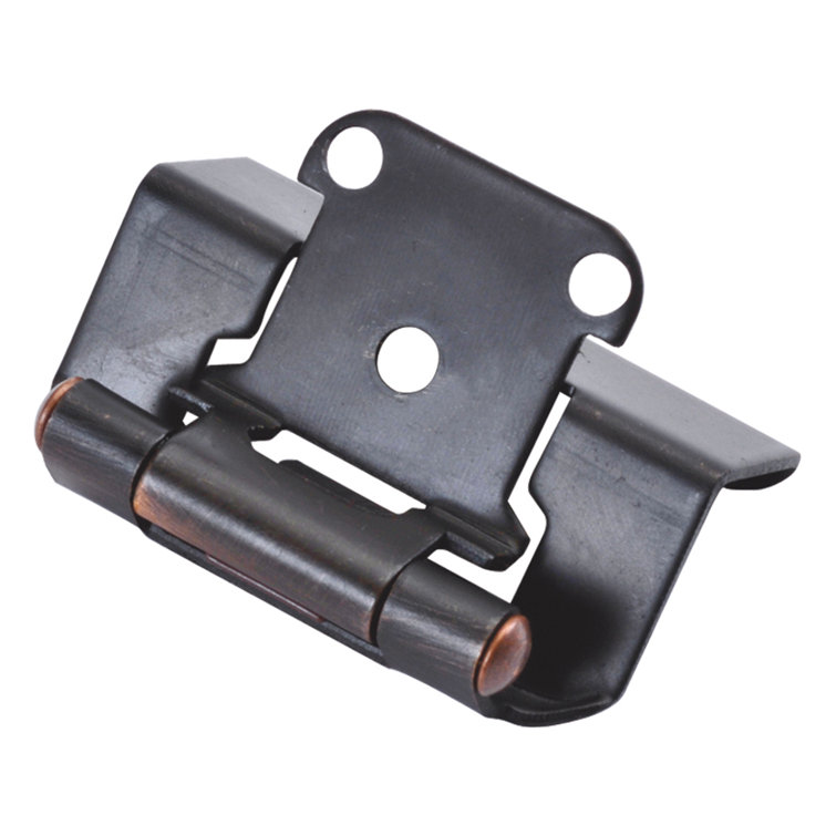 Vintage Bronze Semi-Concealed Self-Closing Cabinet Hinges