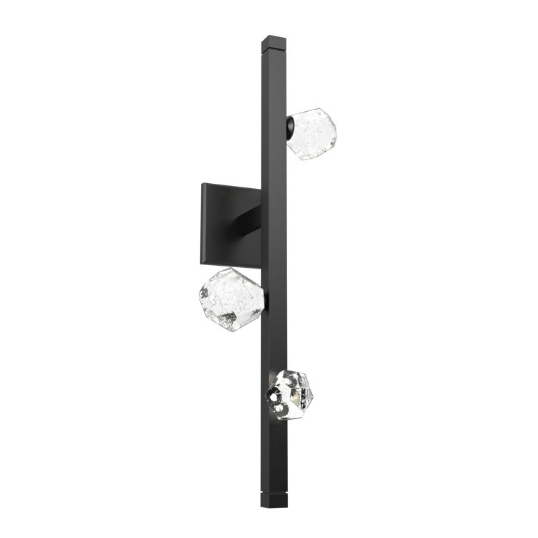 Stella Celestial Sky Matte Black Dimmable Sconce 24"