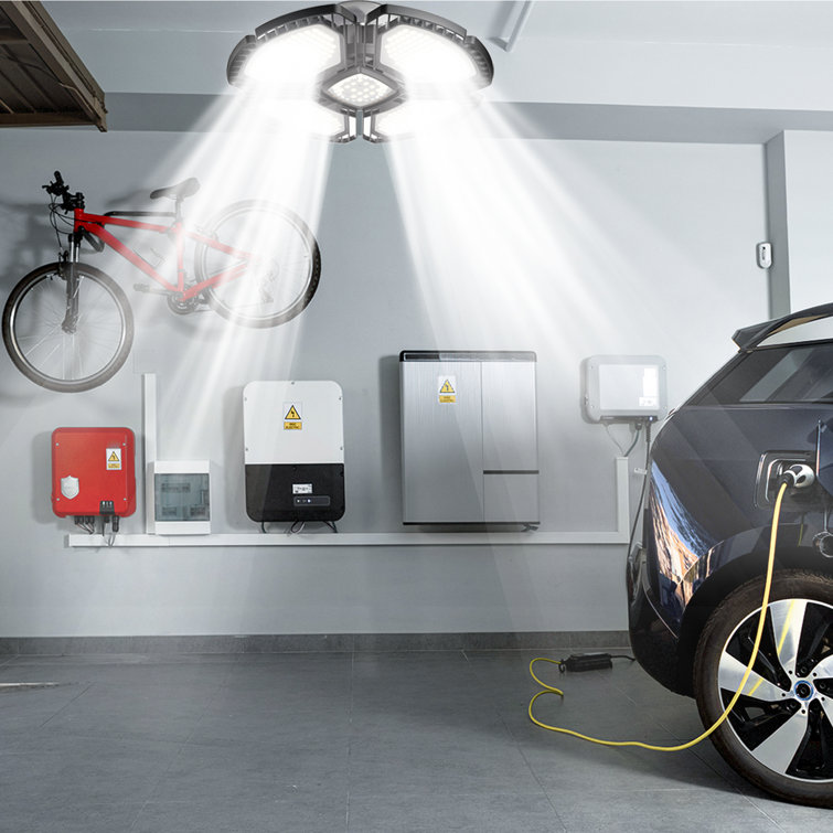 Ultra-Bright Adjustable 4-Panel LED Garage Light
