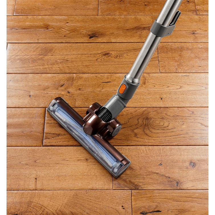 Orange Multi-Cyclonic Bagless Canister Vacuum Cleaner with Metal Wand