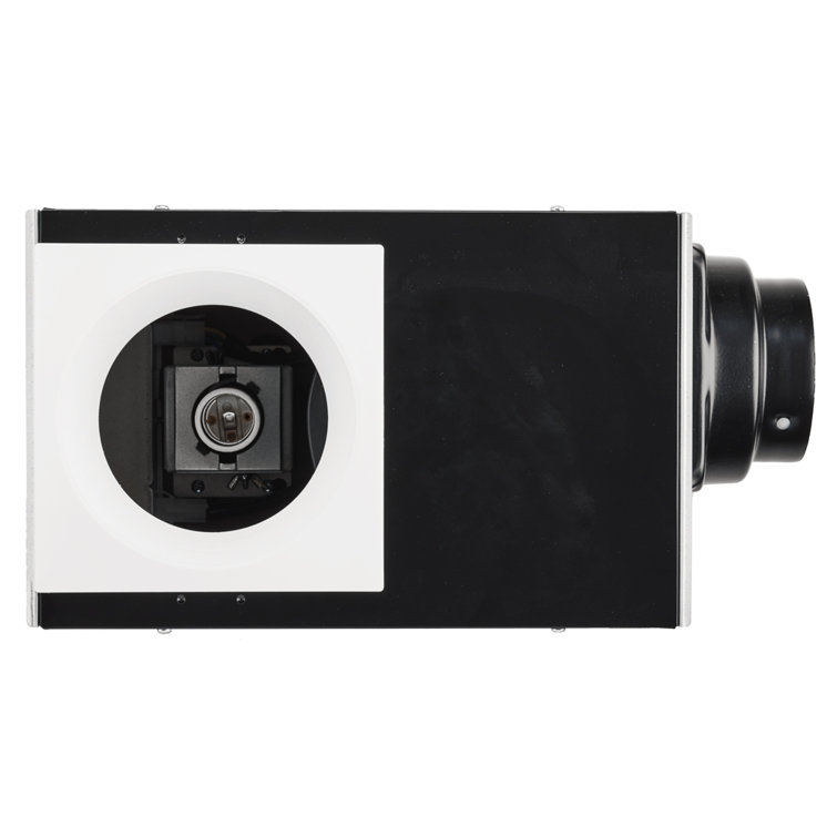 White Metal Energy Star Ceiling Mount Bathroom Fan
