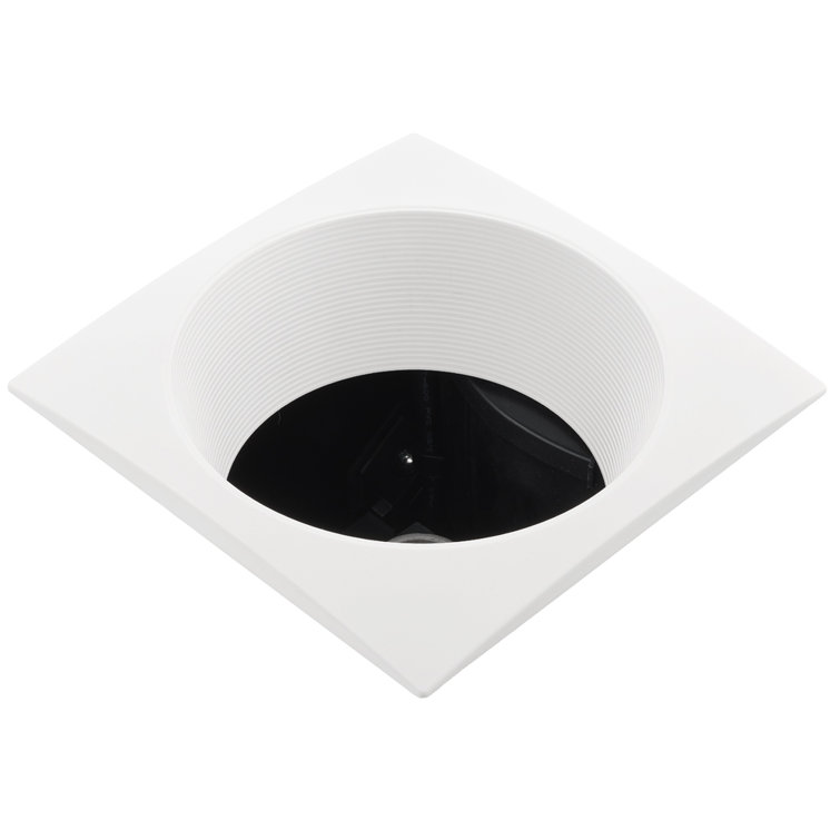 White Metal Energy Star Ceiling Mount Bathroom Fan