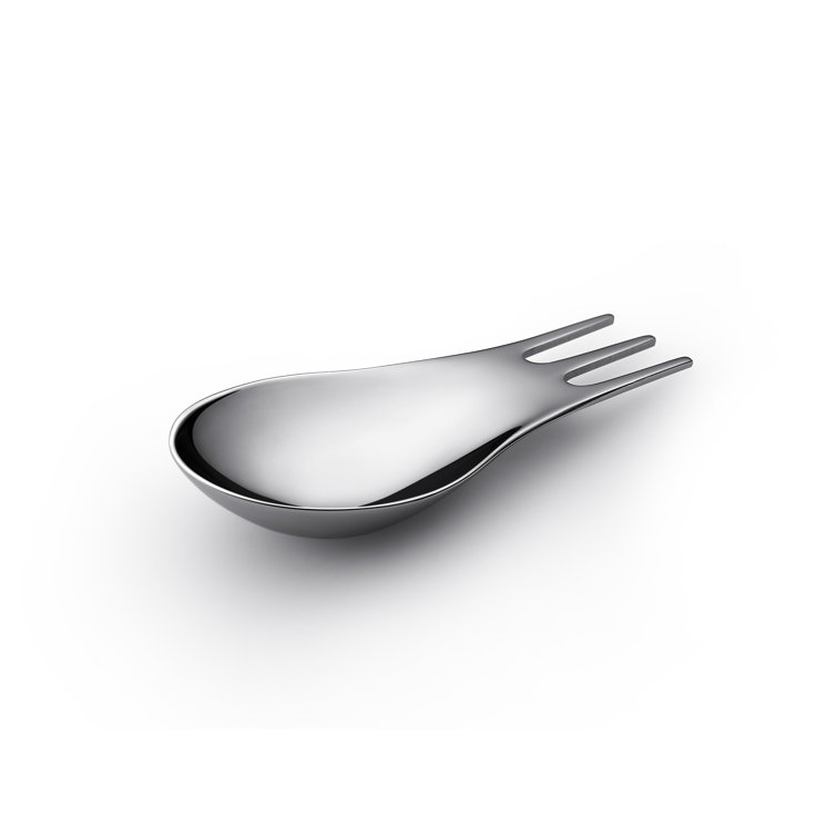 Silver Stainless Steel Multi-Purpose Utensil Set of 4
