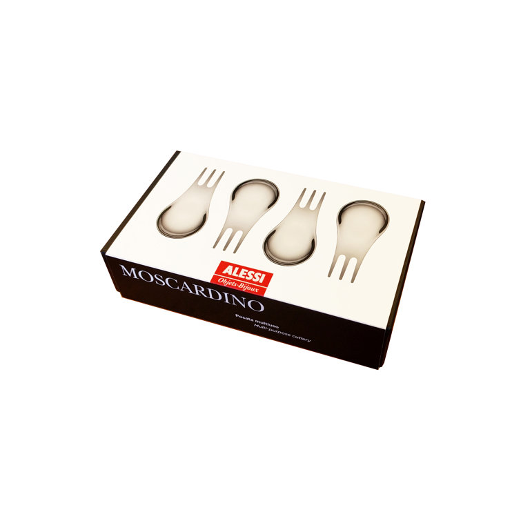 Silver Stainless Steel Multi-Purpose Utensil Set of 4