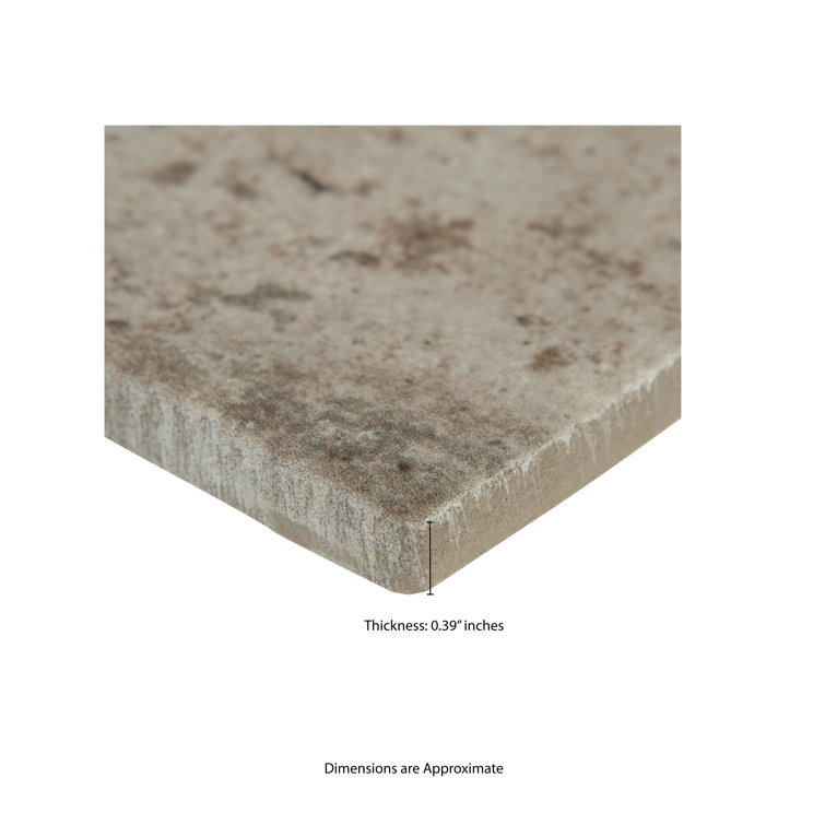Capella Taupe Matte Porcelain Rectangular Floor and Wall Tile