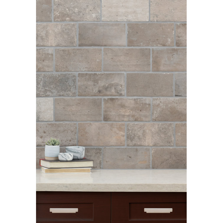 Capella Taupe Matte Porcelain Rectangular Floor and Wall Tile