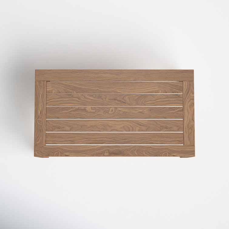 Hodges 47.5'' Natural Teak Outdoor Coffee Table
