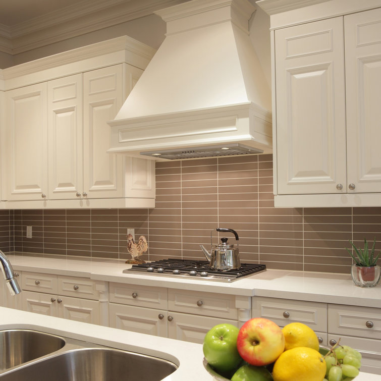 28-Inch Stainless Steel Convertible Insert Range Hood with LED Lights