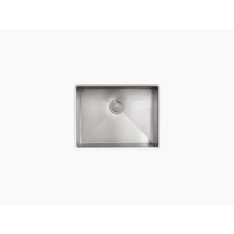 24" Stainless Steel Single Bowl Undermount Kitchen Sink